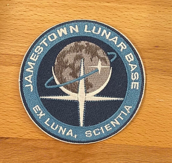 Jamestown Lunar Base 100% embroidered patch - 3.5"