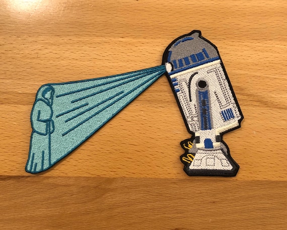 R2D2 Leia Patch 6” wide
