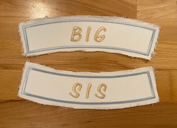 BIG SIS 9" Frayed Rocker Set