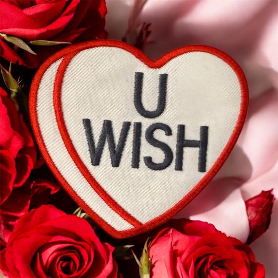 U Wish Iron On Patch 3.5"