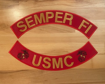 USMC Semper Fi Set of Rockers