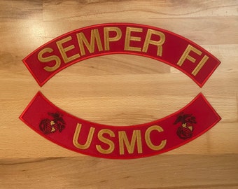 USMC Semper Fi Set of Rockers