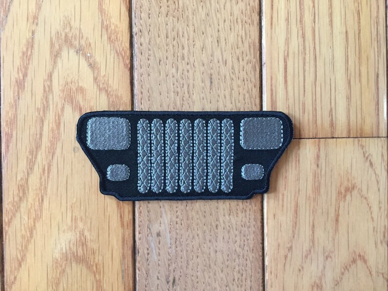 Jeep Grille Embroidered Patches All Models Etsy