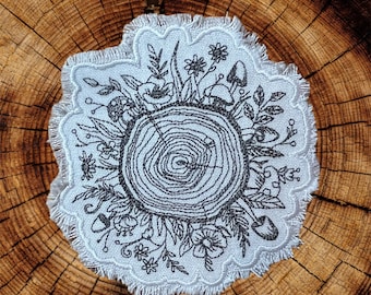 Botanical Woodlands Iron On Patch - Multiple Sizes