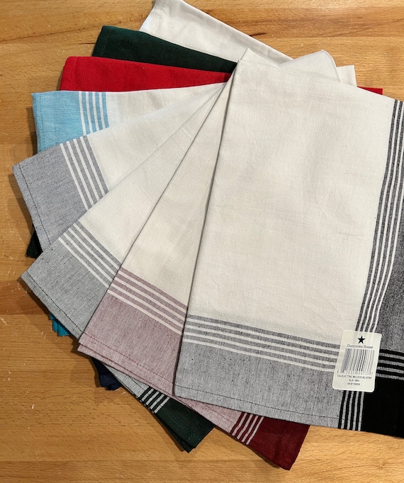 100% Cotton Blank Tea Towels for Embroidery