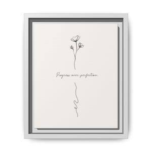 Motivational Quote Canvas Print: Framed Inspirational Wall Art
