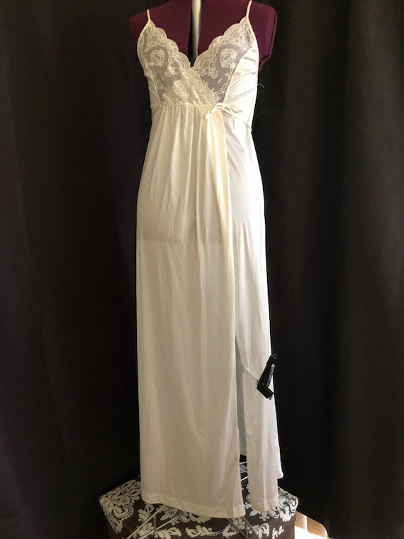 off white slip dress