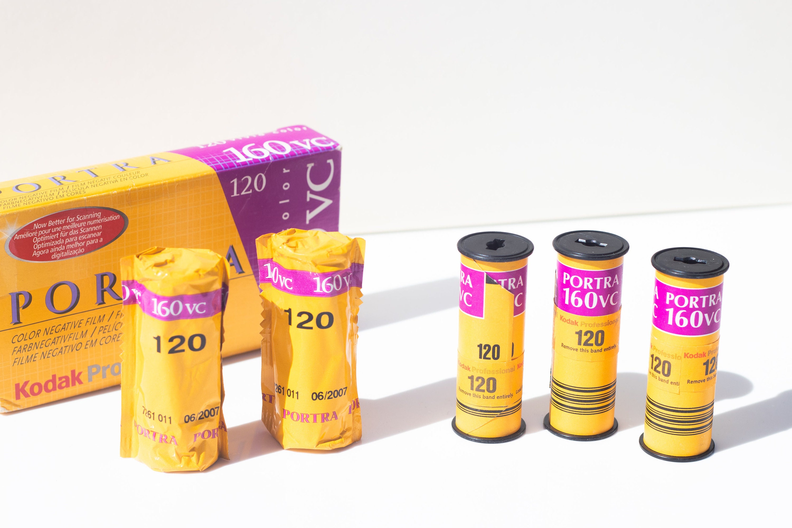 Expired Medium Format Film Porta VC Ektachrome 200 Ektachrome 400X