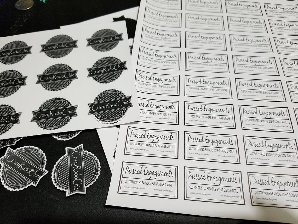 Custom Printed Vinyl Labels Product Labels Printed Vinyl | Etsy