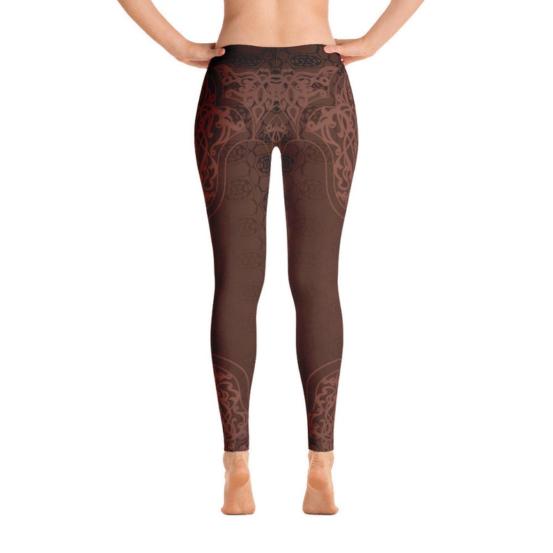 Fey Brown Yoga Pants festival leggings Womens Leggings
