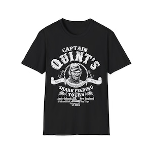 Jaws Captain Quint&#39;s Shark Feeding Tours Classic Unisex Softstyle T-Shirt