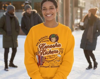Kenosha Kickers Gus Polinski Polka King Midwest Tour Soft Sweatshirt Home Alone Inspired Comedy Tee Fan Art Design Gift For Movie Lovers