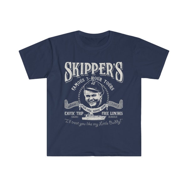 Skipper's Famous 3 Hour Boat Tours Gilligan's Island T-Shirt