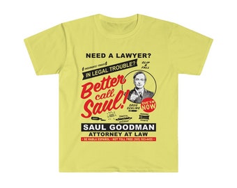 Potrzebujesz prawnika? Zadzwoń do Saula - Koszulka Softstyle Better Call Saul