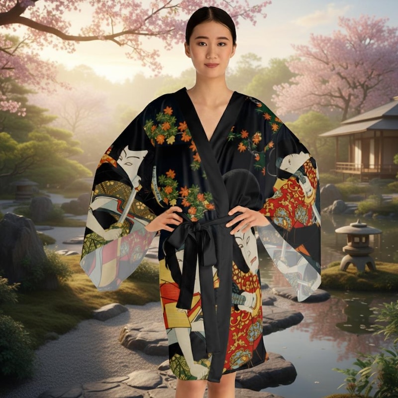 Blue Samurai Robe Samurai Robe - Etsy