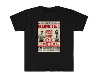Bloodsport Poster Kumite Frank Dux vs Chong Li Softstyle T-Shirt