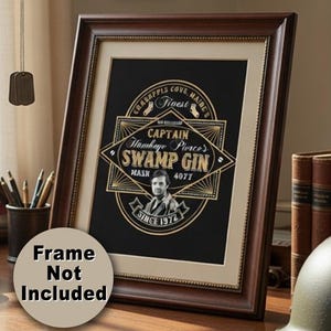 Op MASH 4077 Swamp Gin geïnspireerde ongecoate posters door Army Sox vervaardigde fanart eerbetoonMilieuvriendelijke muurdecoratie afdrukken FANART