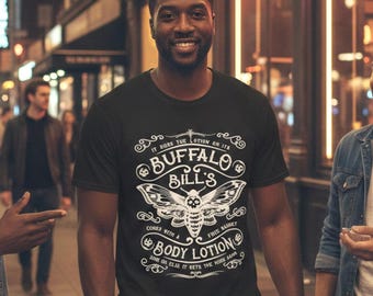 Trendy Buffalo Bill Tribute Tee with Soft Cotton and Quality Print • Unisex Essential Inspired by Classic Movie • Fan Art Design