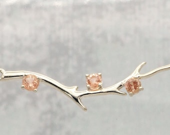 Oregon Sunstone Branch Necklace