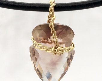 Oregon Sunstone Arrowhead Necklace