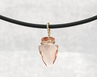 Oregon Sunstones schiller Arrowhead Necklace!