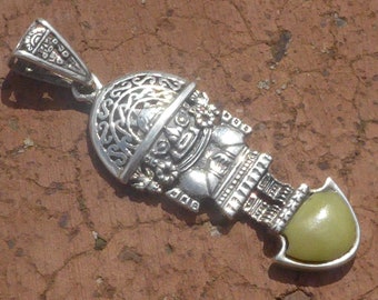Healing God Tumi with Serpentine ( Machu Picchu)  Stone