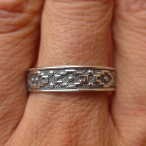 Silver Chakana Ring
