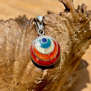 Silver Colorful Pendant