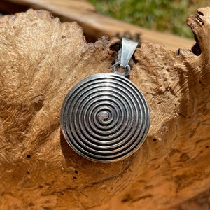 Silver Spiral Pendant