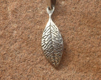 Silver Leaf Pendant