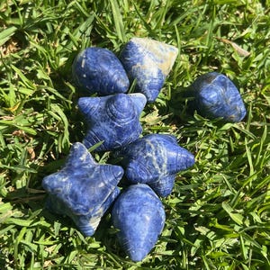 Qéro’s Chumpi Stones, Chrysocolla, Sodalite stones