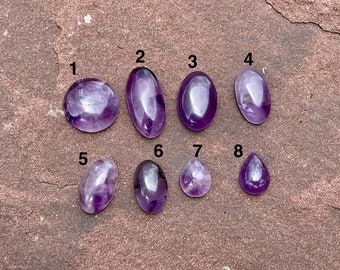 Amethyst Cabochon Stone