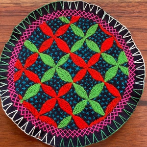 Naszywka Shipibo - średnica 16 cm