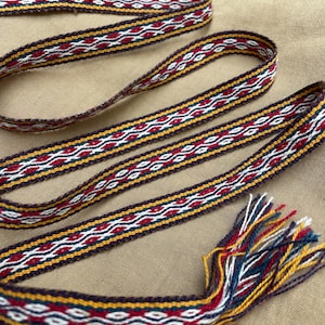 Andean Wool Waist Wrap, Head Wrap, Bracelet..