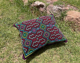 Shipibo Embroidery Pillow Case