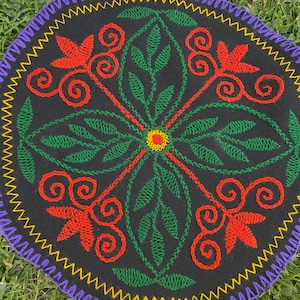 Duża naszywka Shipibo - średnica 24 cm