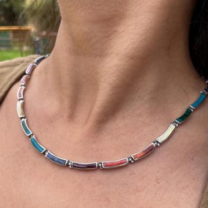 Silver 950 Colorful necklace