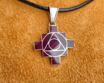 Chakana】インカクロス シルバー ラピスラズリ ハンドメイド Chakana