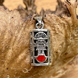 Silver Healing God Tumi Pendant