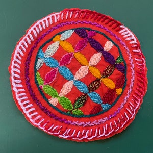 Écusson Shipibo - diamètre 11,5 cm