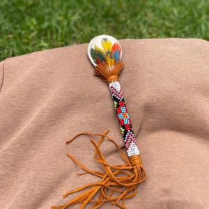 Maracas with Shipibo Beadings