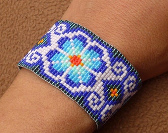 Beaded Peyote Bracelet - Unisex