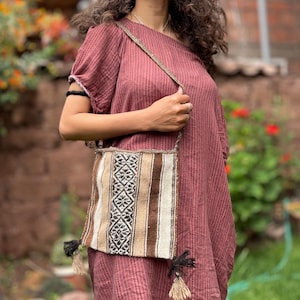 100% Alpaca Wool Andean Bag
