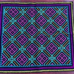 34x31cm Shipibo ALtar Cloth image 5