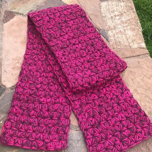 Bufanda tejida a mano 100% Baby Alpaca - Súper suave, cálida y acogedora