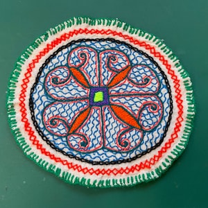 Shipibo Patch - diameter 13 cm