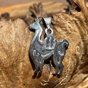 Silver Llama Pendant