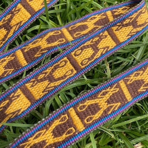Hand woven Alpaca belt, Andean Wool