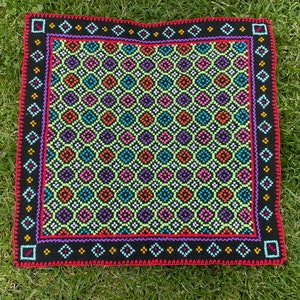 34x34cm - Shipibo Table Runner