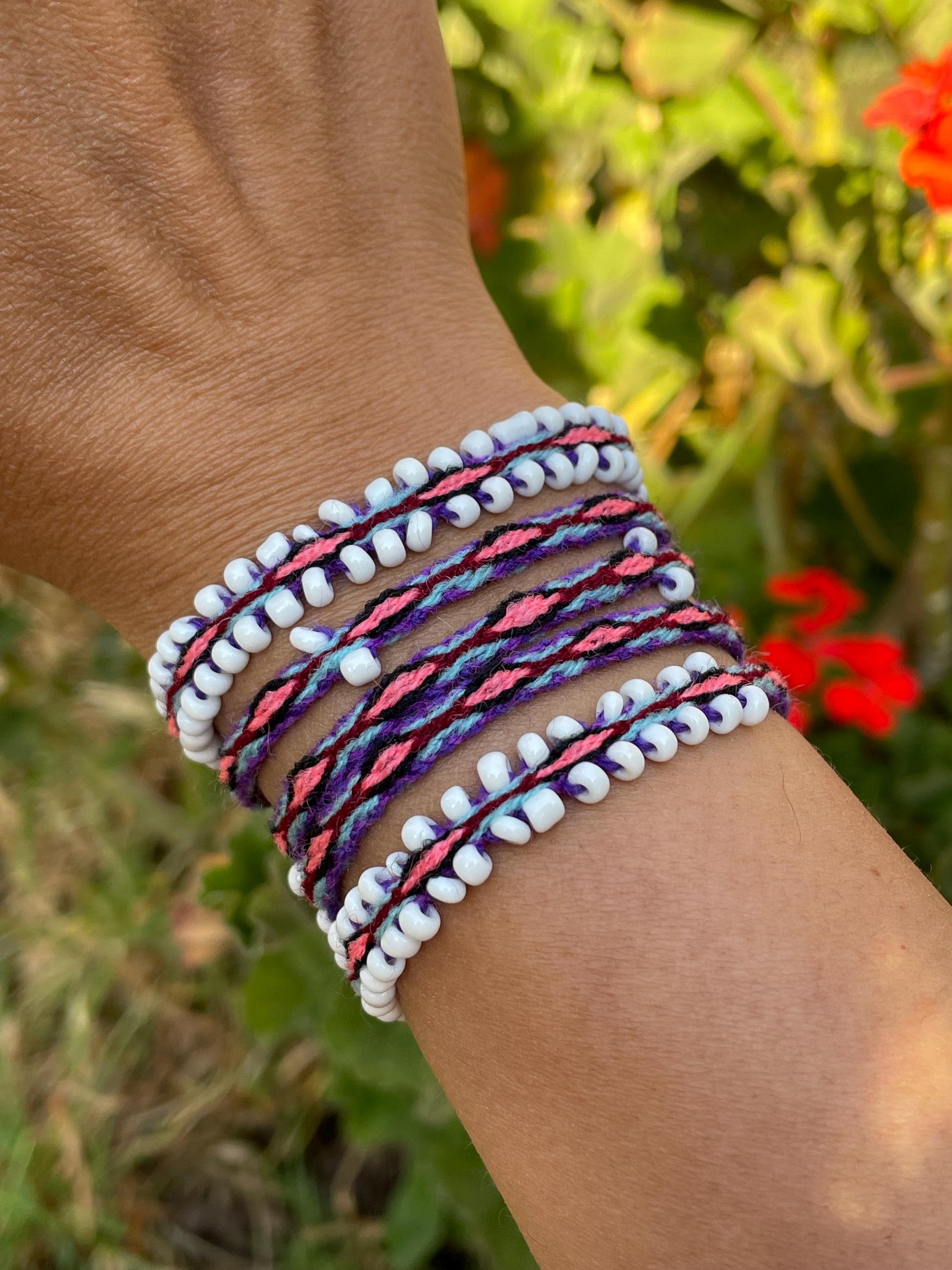 Anden Wolle Taillentuch, Head Wrap, Armband ..